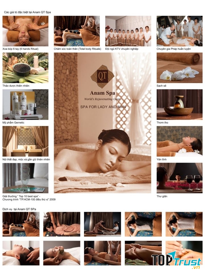 Một số liệu trình ở Anam QT Spa