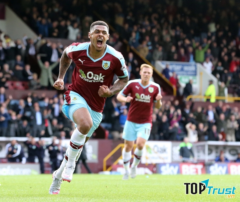 Andre Gray (Burnley - 34,87 km/h)