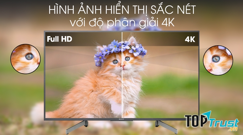 Android Tivi Sony 4K 43 inch KD-43X8000G