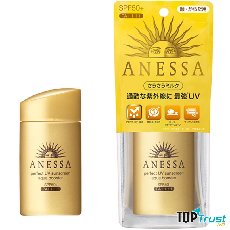 Review chi tiết về sản phẩm Anessa Perfect UV Sunscreen Aqua Booster