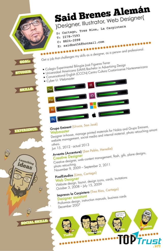 Ảnh CV chất lượng thấp hoặc không phù hợp