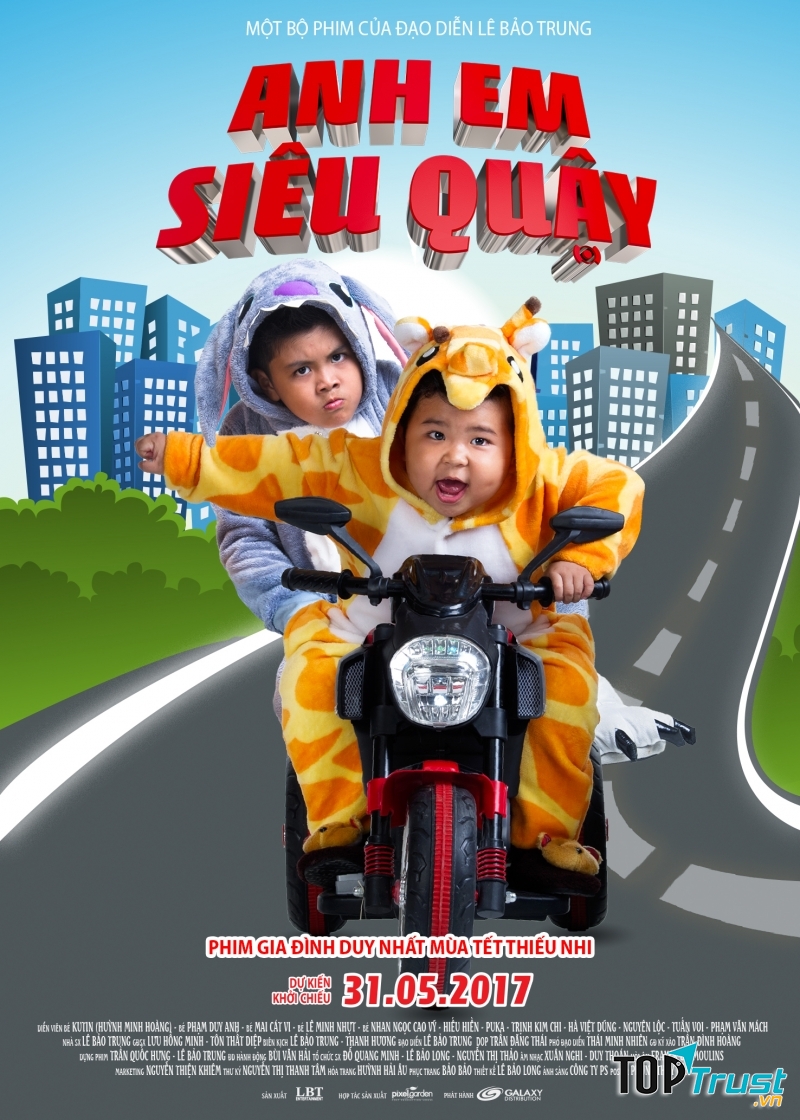 Anh em siêu quậy là bộ phim hay dành cho gia đình và đặc biệt là trẻ nhỏ trong đợt tết thiếu nhi sắp tới, bộ phim hứa hẹn sẽ thu hút nhiều khán giả.