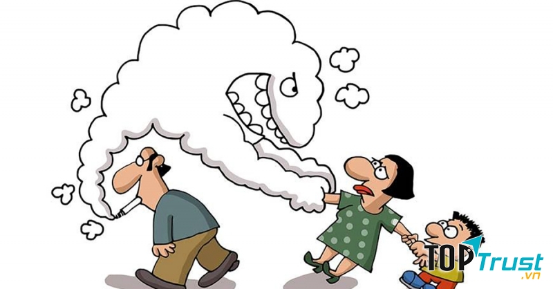 Khói thuốc lá ảnh hưởng tới sinh hoạt đời sống hàng ngày