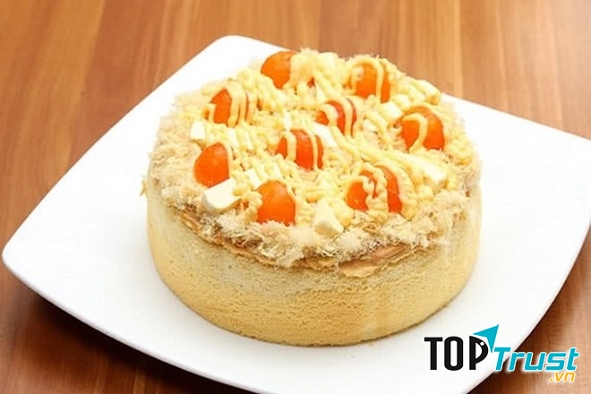 Bánh bông lan trứng muối thơm ngon vô cùng - Hình minh họa