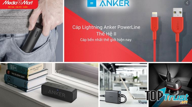Anker - Đại lý Siêu thị Media Mart