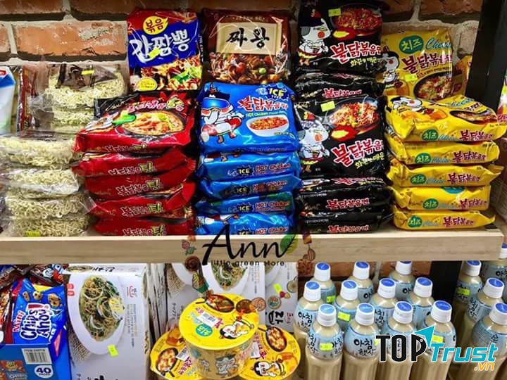 Đồ ăn vặt Hàn Quốc