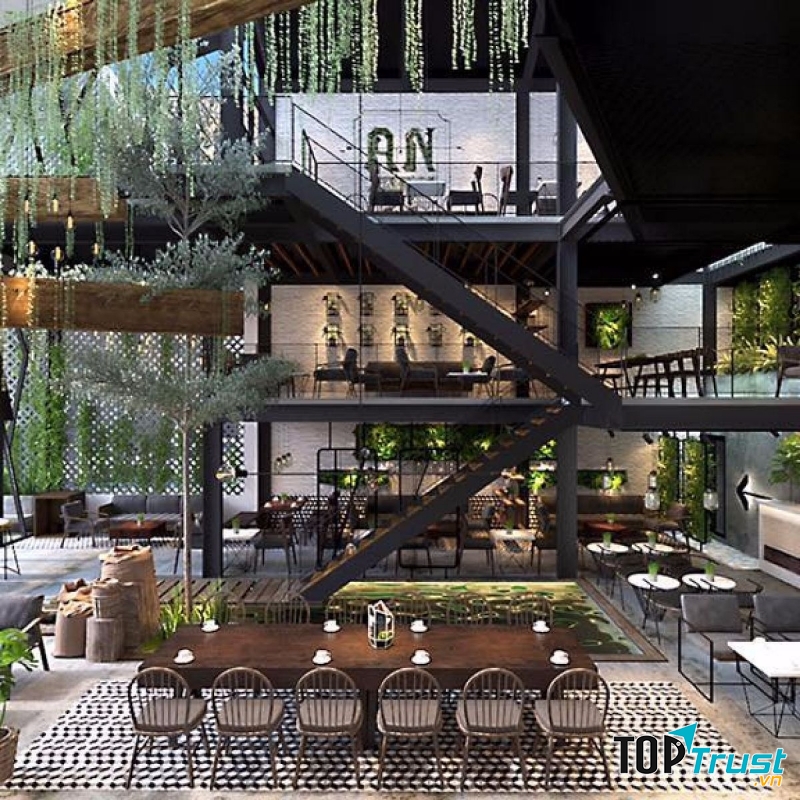 Decor cực kì ấn tượng của An’s Garden Café