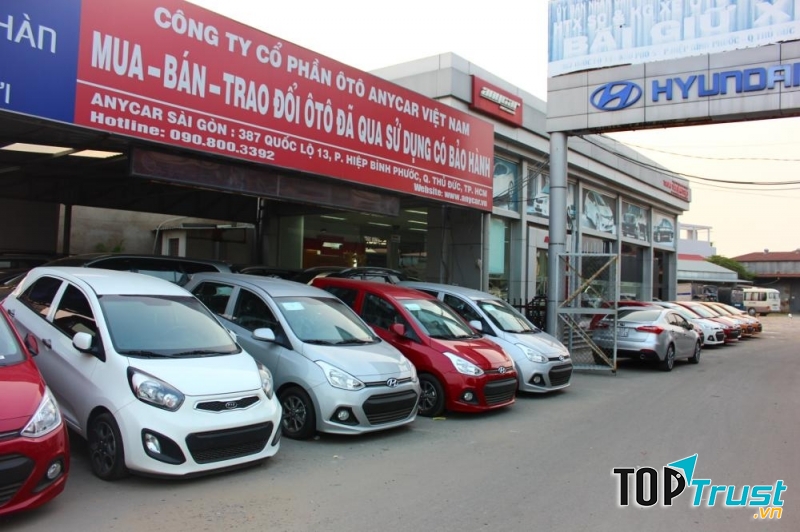 Hình ảnh đại lý Anycar Sài Gòn.