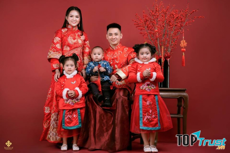 Phong cách chụp ảnh gia đình Trung quốc