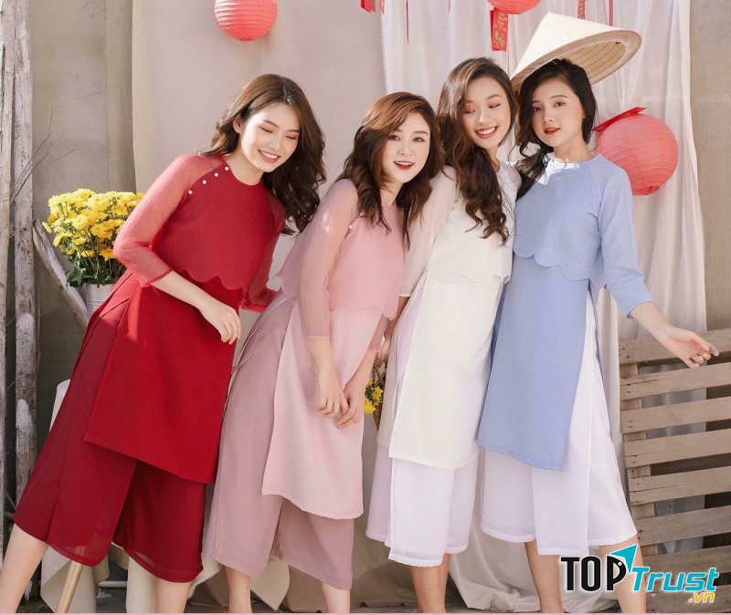 Áo dài cách tân quyến rũ xinh đẹp