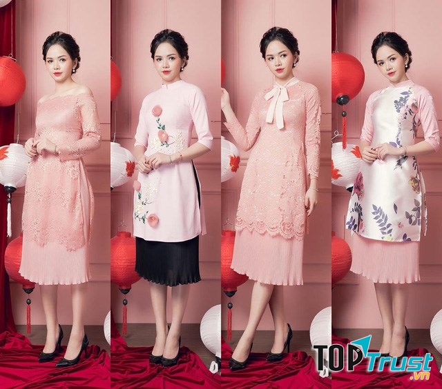 Những năm trở lại đây, khi ra phố vào dịp Tết các bạn sẽ dễ dàng bắt gặp hình ảnh của các bạn trẻ náo nức trong chiếc áo dài cách tân năng động.