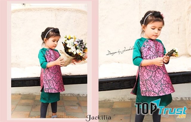 Áo dài cách tân trẻ em