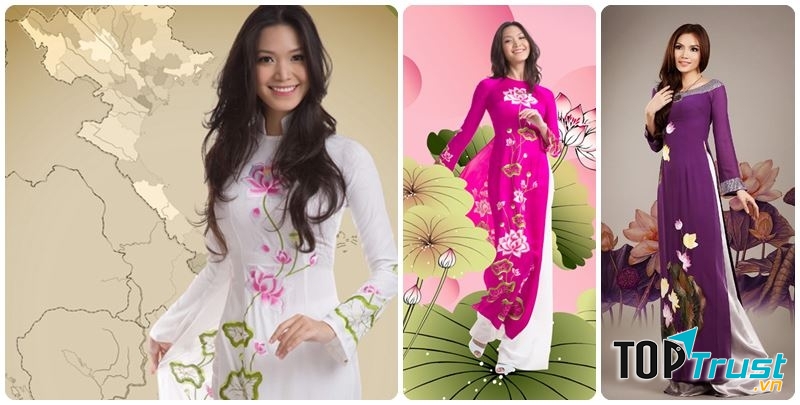 Một số mẫu áo dài đẹp được thiết kế tại Chi Silk