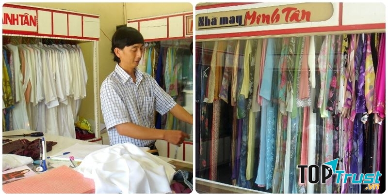 Nhà may Minh Tân luôn gắn bó và song hành cùng tà áo dài truyền thống