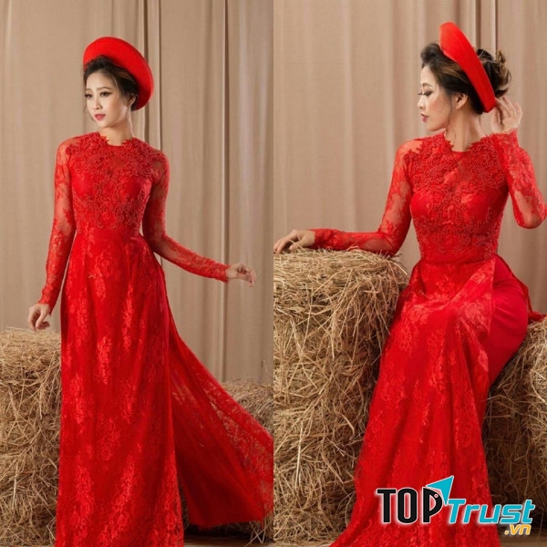 Áo dài cưới Mỹ Hạnh