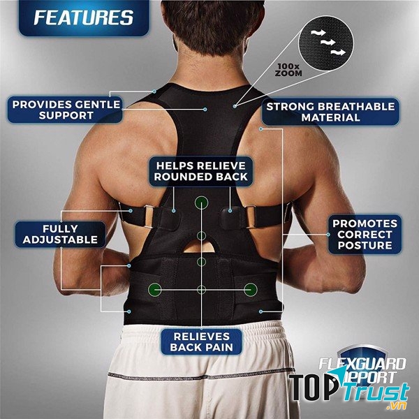 Áo giữ thẳng lưng Chest Belt