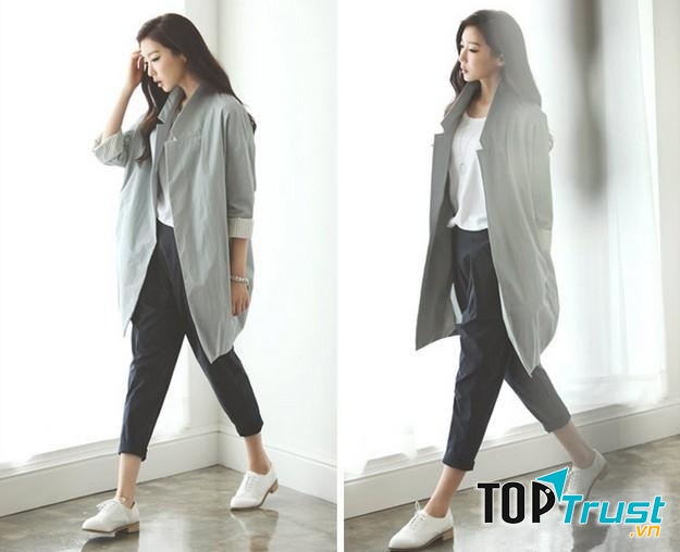 Cô nàng nổi bật và sành điệu với thiết kế áo khoác len dáng dài thời trang