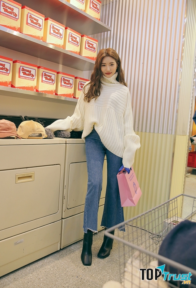 Quần jean phá cách cho nàng dịp Valentine