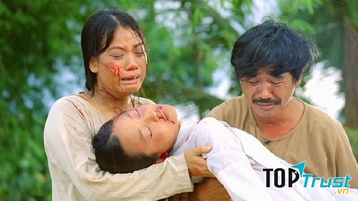 Diễn viên Trương Ngọc Ánh, NSƯT Quốc Khánh trong vai hai vợ chồng Dần và Gù