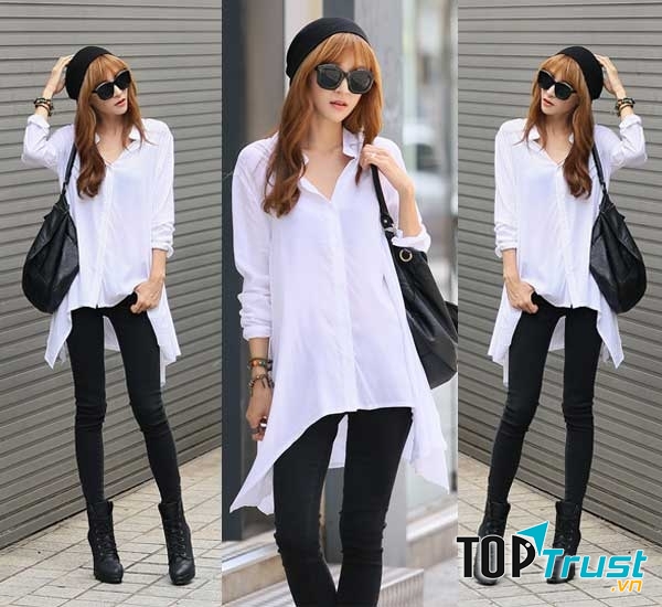 Với chiếc áo oversize rộng rãi kết hợp với chiếc quần legging thoải mái, nhẹ nhàng bạn sẽ trông thật năng động mà không hề khó chịu chút nào.