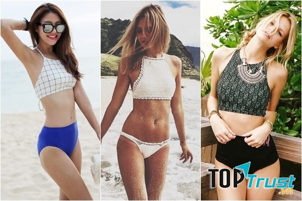 Áo tắm cổ yếm