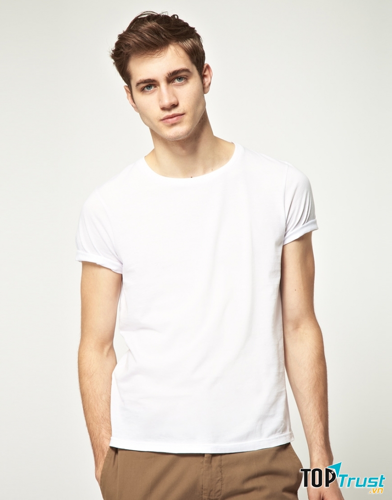 Áo thun nam trắng