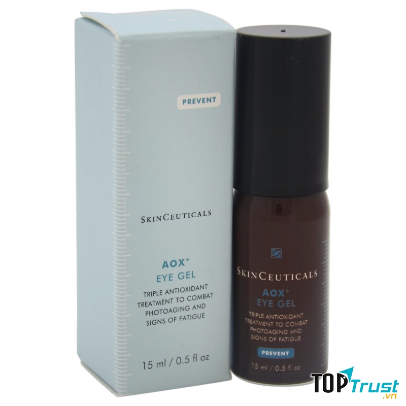 AOX + Eye Gel là loại gel-in-a-gel đột phá có chứa sự kết hợp của 5% vitamin C tinh khiết, 1% phloretin, axit ferulic 0,5% cùng với những loại thực vật mạnh mẽ để bảo vệ vùng mắt từ lão hóa da trong khí quyển, môi trường và các dấu hiệu lão hóa sớm do các gốc tự do.