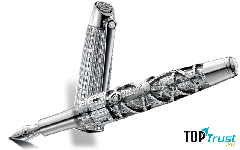 Bút Caran d' Ache 1010 Diamonds Limited Edition Fountain - Cây bút thuộc top 10 bút đắt nhất thế giới (Nguồn: Sưu tầm)