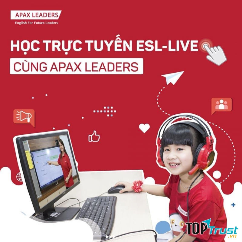 Học sinh học trực tuyến cùng APAX