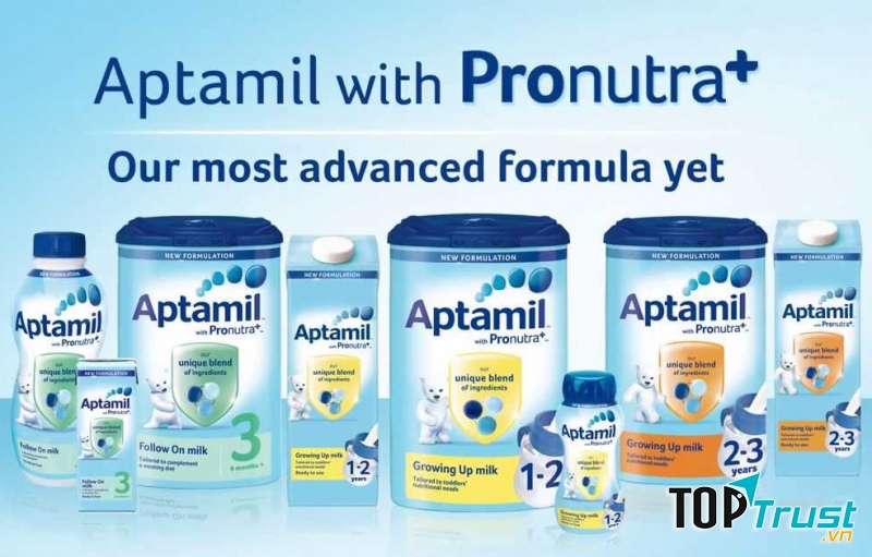 Sản phẩm sữa Aptamil.