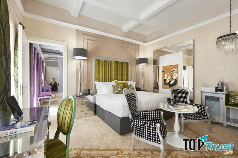 Một căn phòng nghỉ của Aria Hotel Budapest