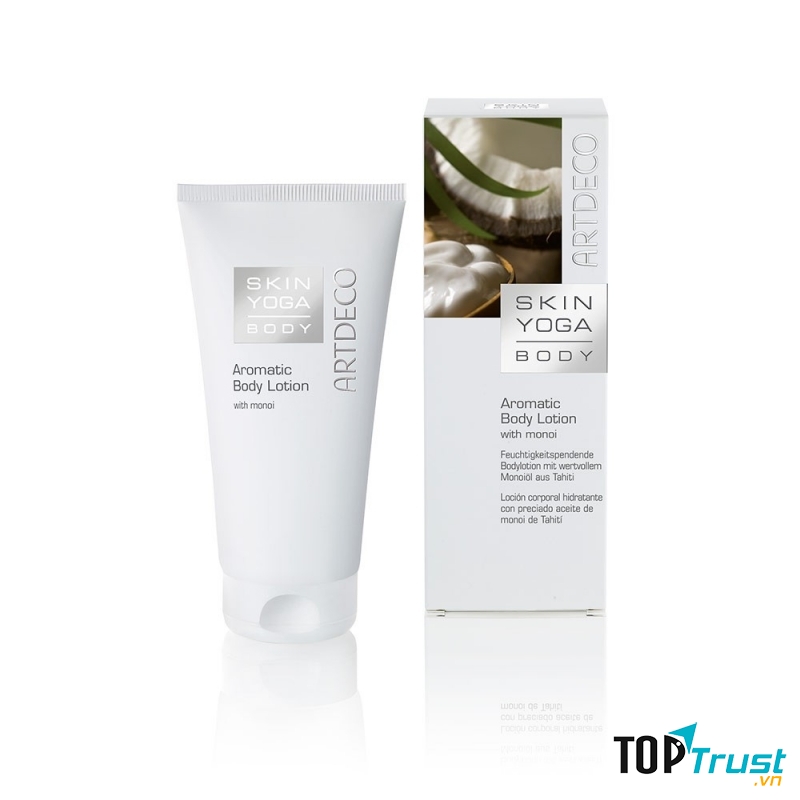 Aromatic body lotion with monoi