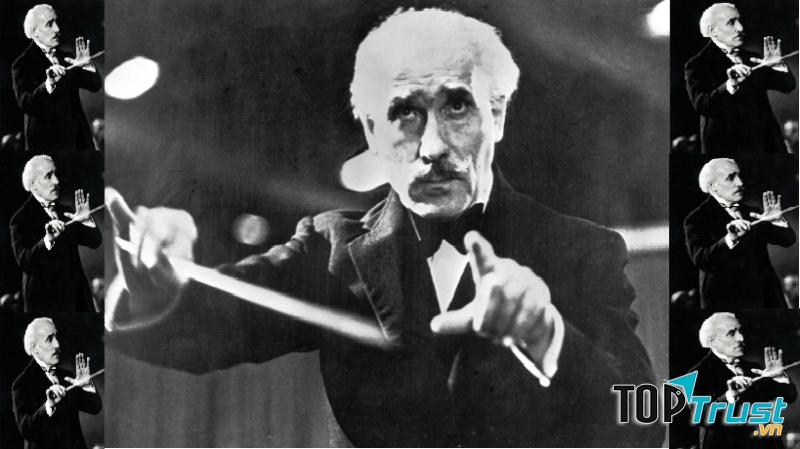 Hình ảnh nhạc trưởng Arturo Toscanini