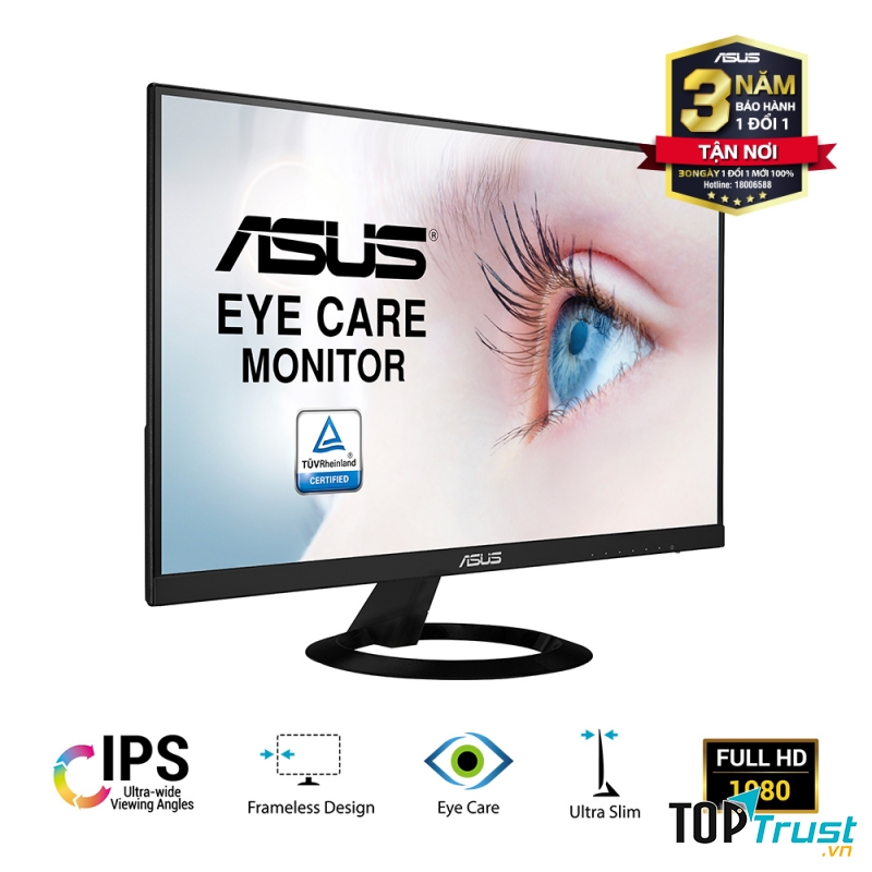 Chiêm ngưỡng vẻ đẹp cùng màn hình ASUS VZ249HE 24