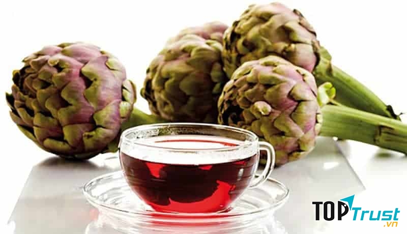 Trà atiso tốt cho gan