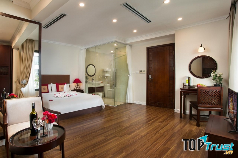 Phòng tiện nghi với đầy đủ trang thiết bị