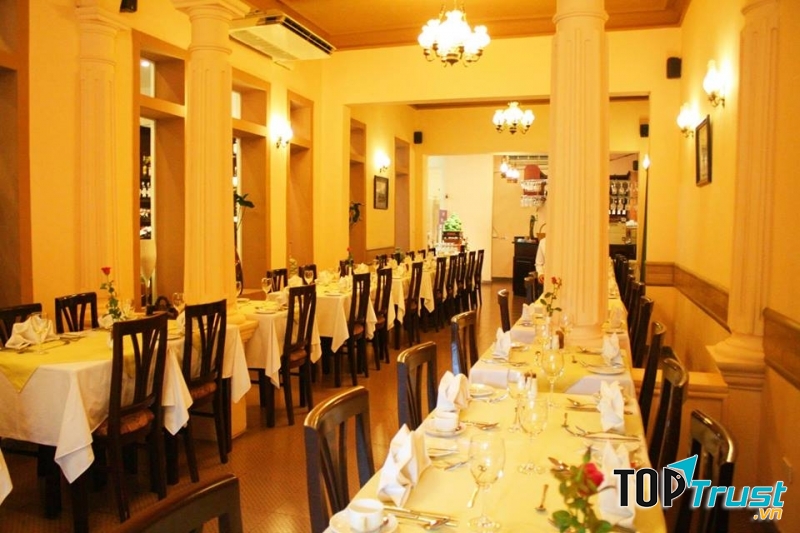 Không gian đầm ấm tại Au Délice