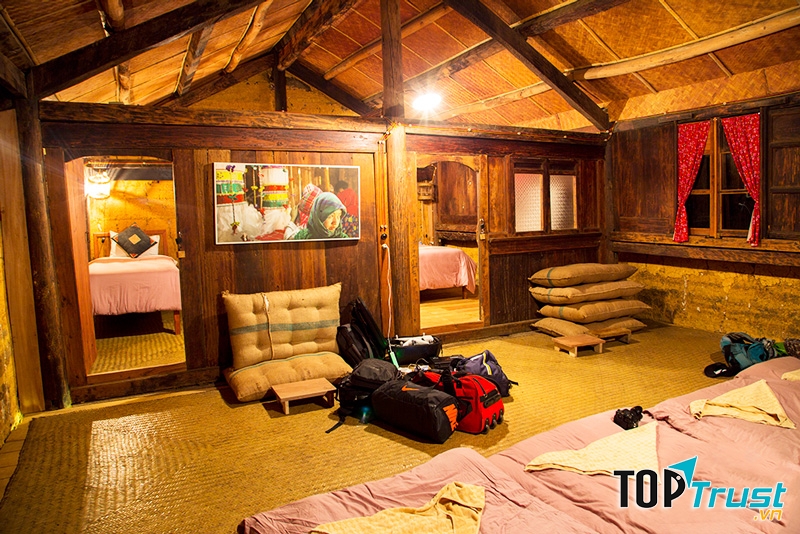 Một phòng ngủ của homestay