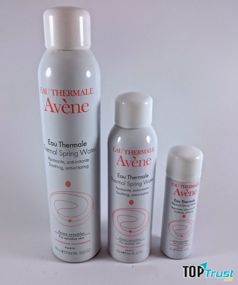 Xịt khoáng Avène có các size khác nhau phù hợp cho mọi hoàn cảnh