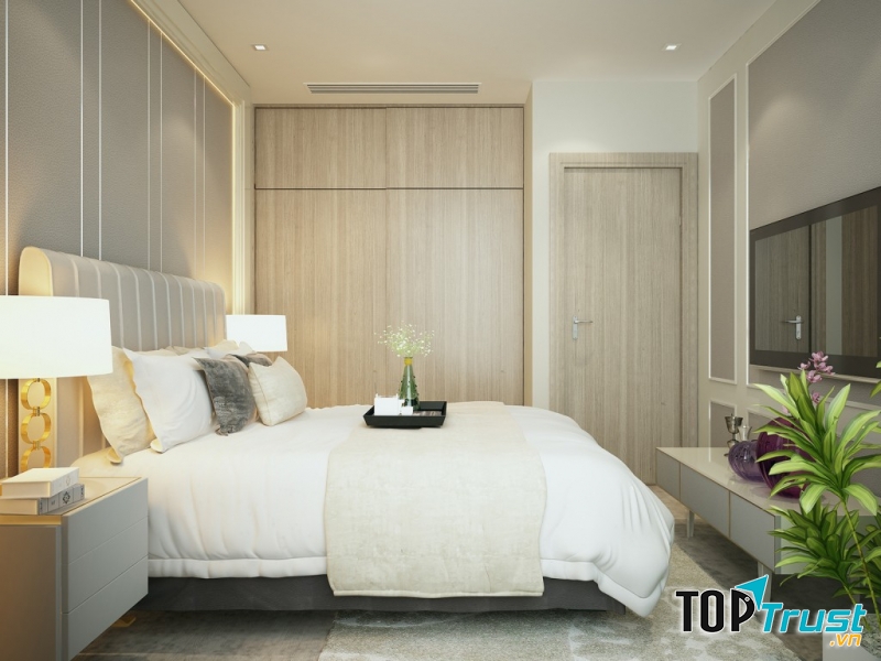 Nội thất phòng ngủ của AZ Lâm Viên Complex