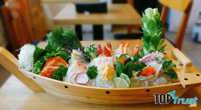Vị sushi nhẹ nhàng nhưng rất cuốn hút