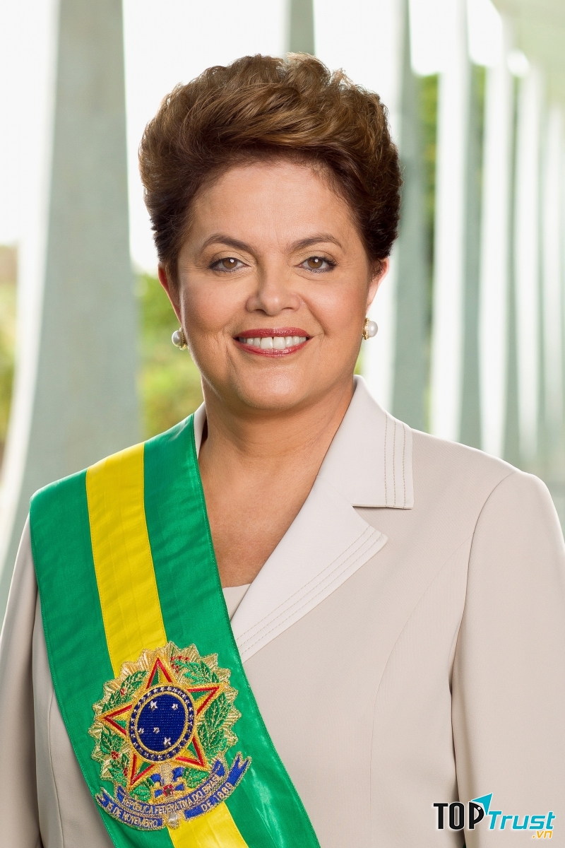 Bà Dilma Rousseff là nữ tổng thống đầu tiên của Brazil (Nguồn: Sưu tầm)