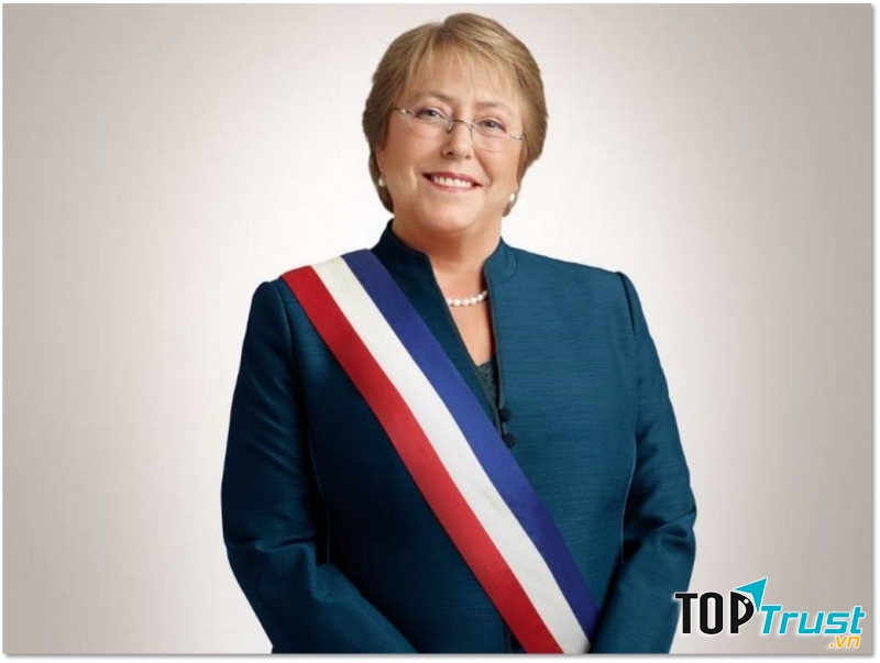 Bà Michelle Bachelet là nữ tổng thống của Chile (Nguồn: Sưu tầm)