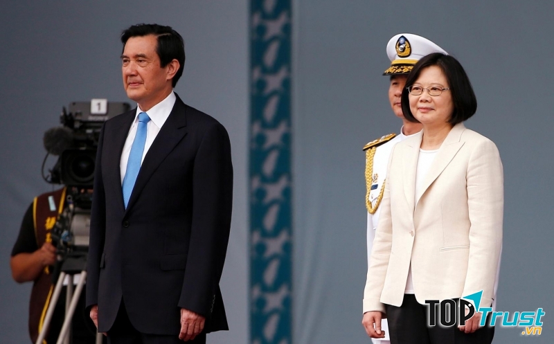 Bà Thái Văn Anh trong ngày nhậm chức tổng thống Đài Loan (Nguồn: Sưu tầm)