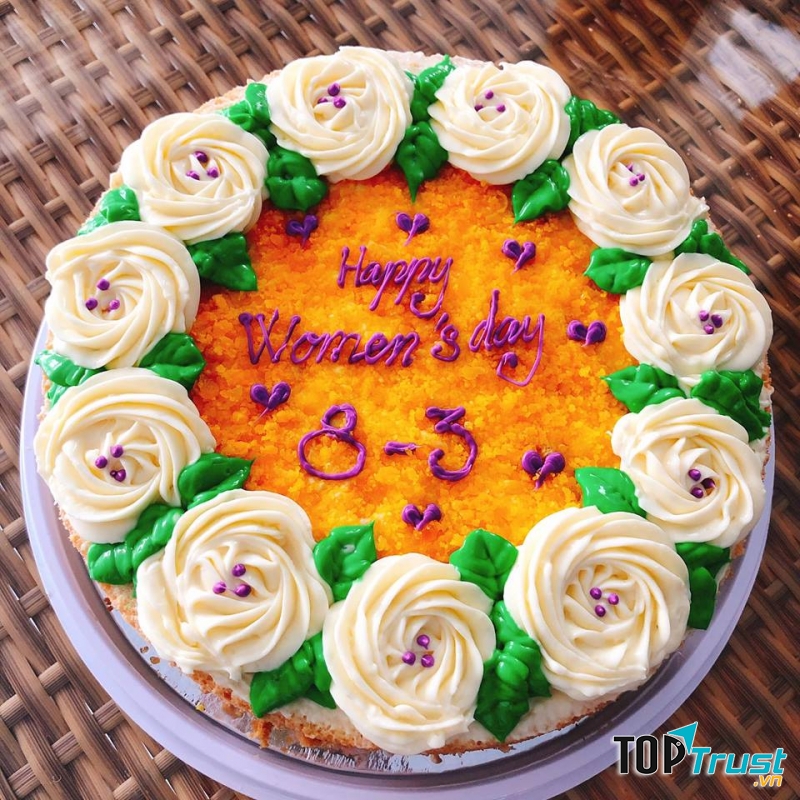 Bánh kem bắp với hương vị ngọt ngào tự nhiên của hạt bắp đan xen cùng vị kem.