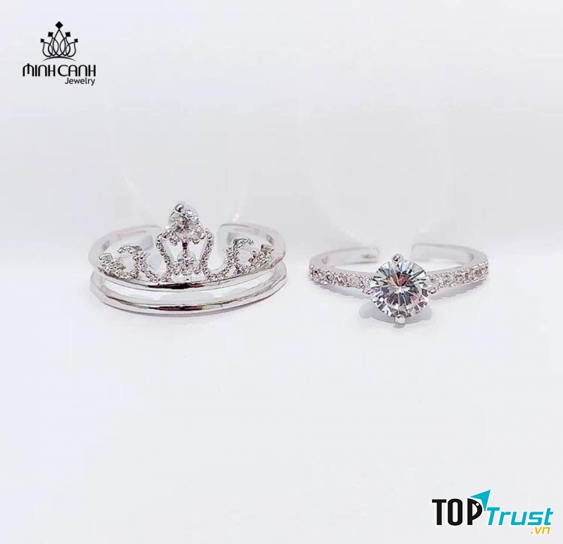 Nhẫn bằng bạc ta 925 đẹp và cao cấp tại Bạc Minh Cảnh