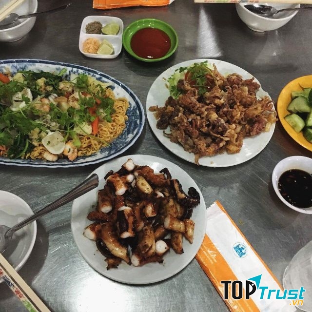 Bạch tuộc nướng vô cùng hấp dẫn