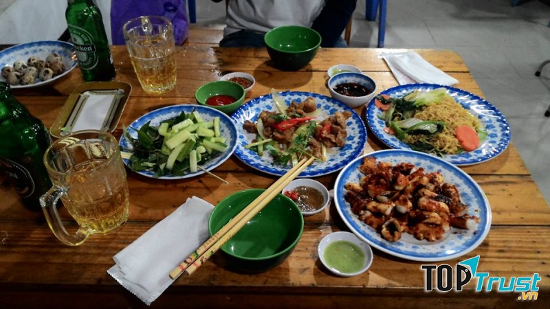 Bạch tuộc nướng Thương