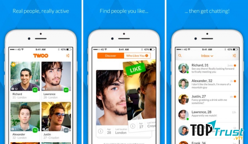 Ứng dụng hẹn hò Twoo