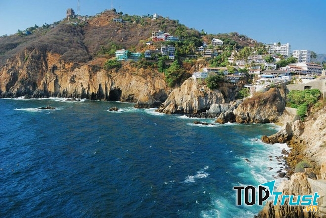 Bãi biển ở Acapulco, Mexico